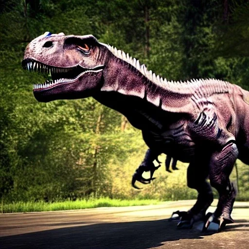 t-rex reconstruction, dinosaur, photo realistic, feathers on whole body, beautiful, attractive, carnivore, deep colours, 8k resolution, dynamic lighting, ultra hyperdetailed, intricately detailed, Unreal Engine 5