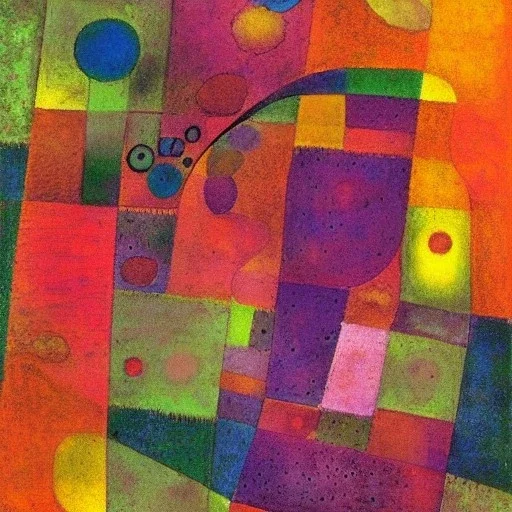 Cosmic Plankton by Paul Klee