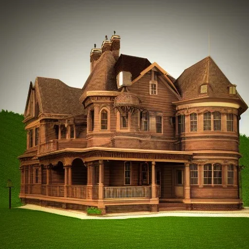 Victorian life 3d render