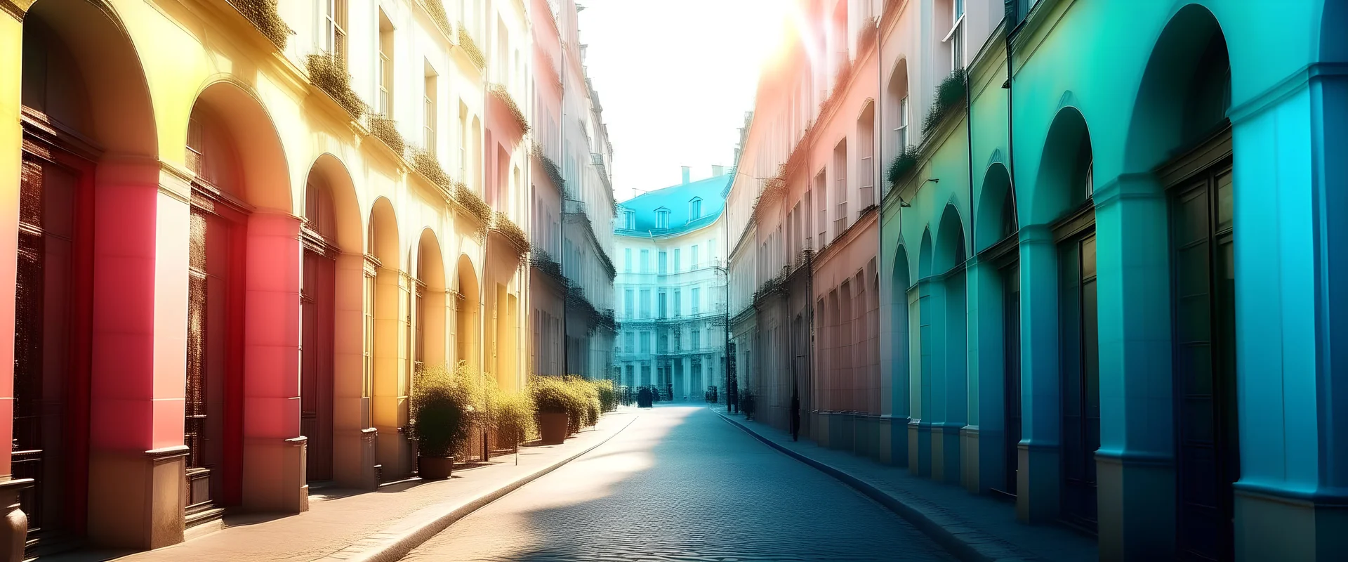light color bckground street
