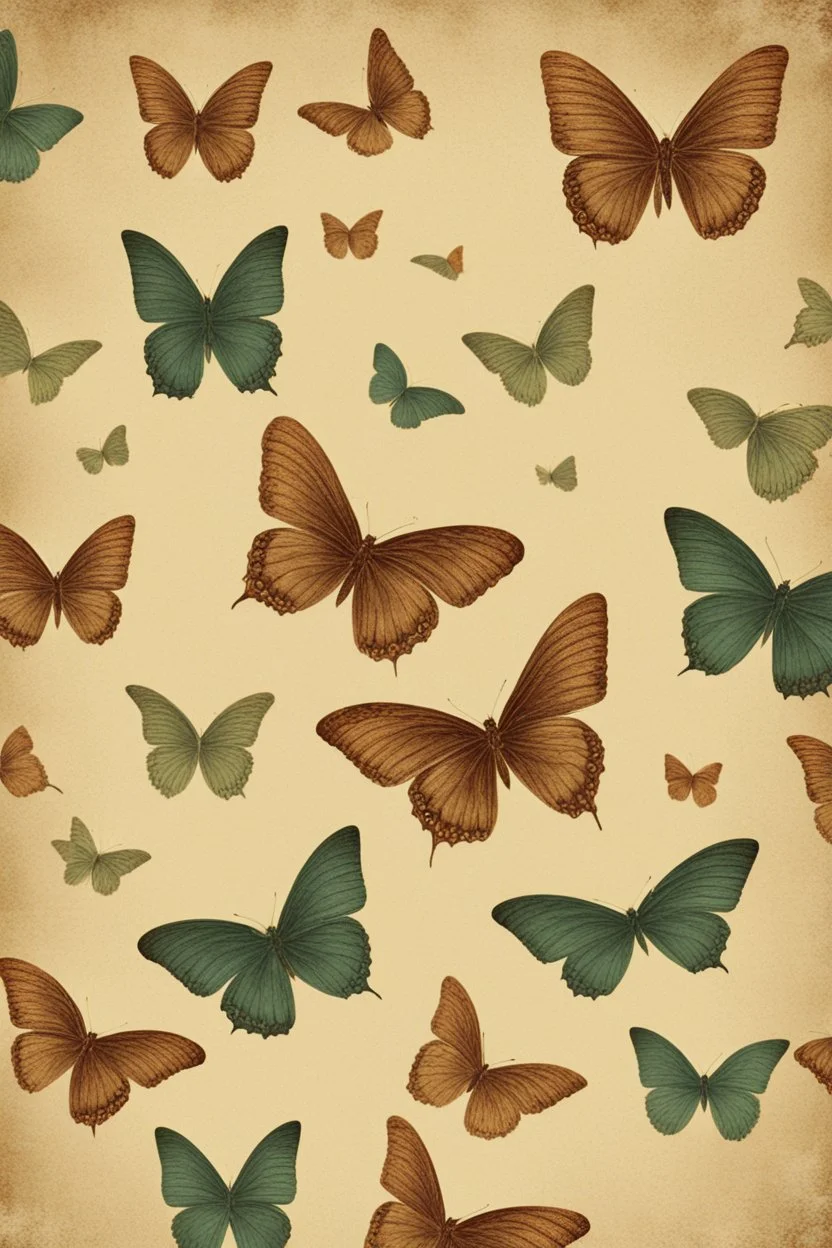 vintage butterfly background