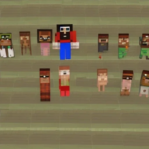 stickmen in minecraft