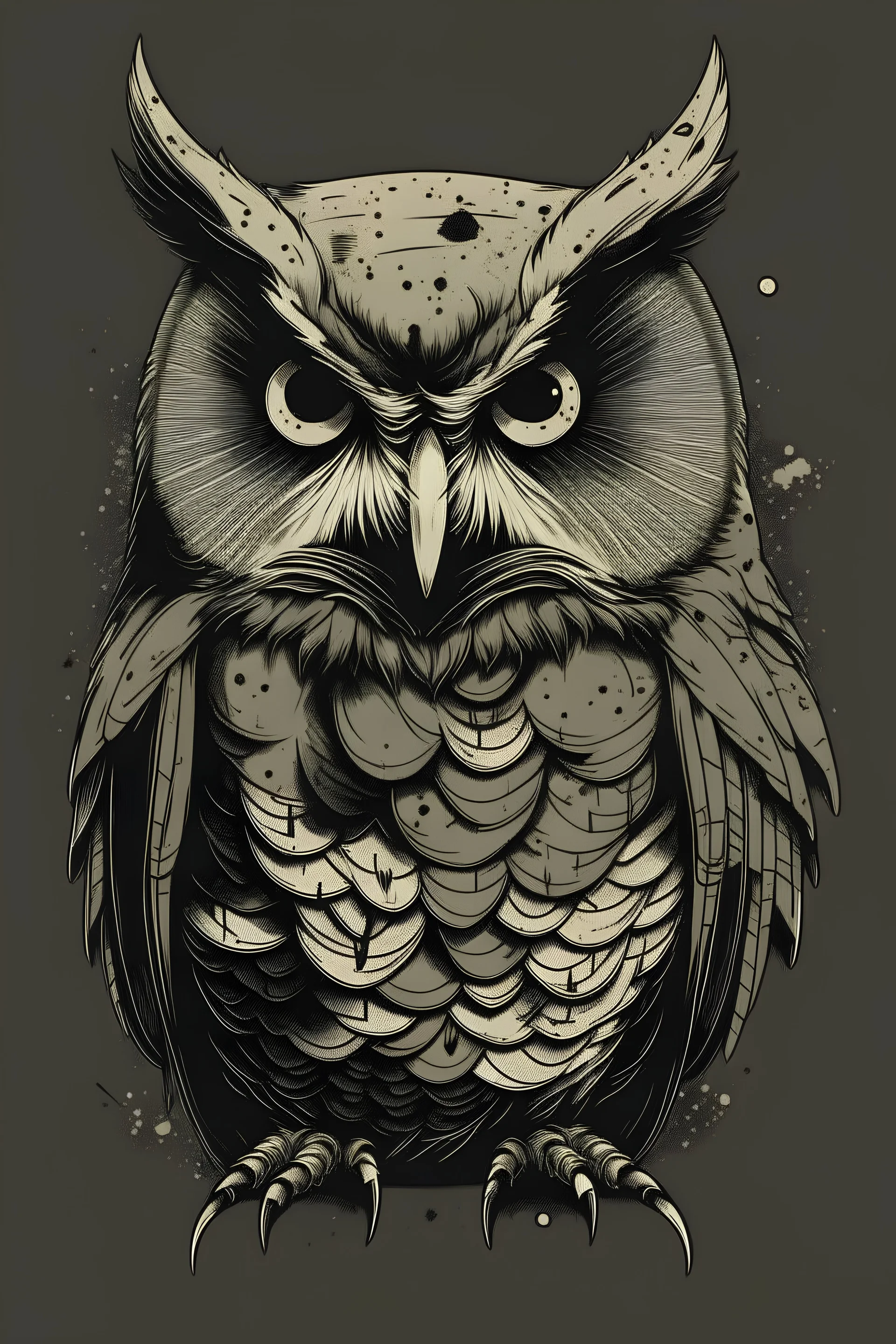 Distressed owl with no father