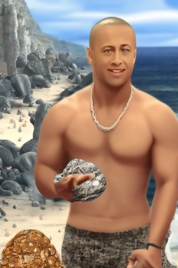 dwayne the rock johnson selling sea shells down by the sea shore