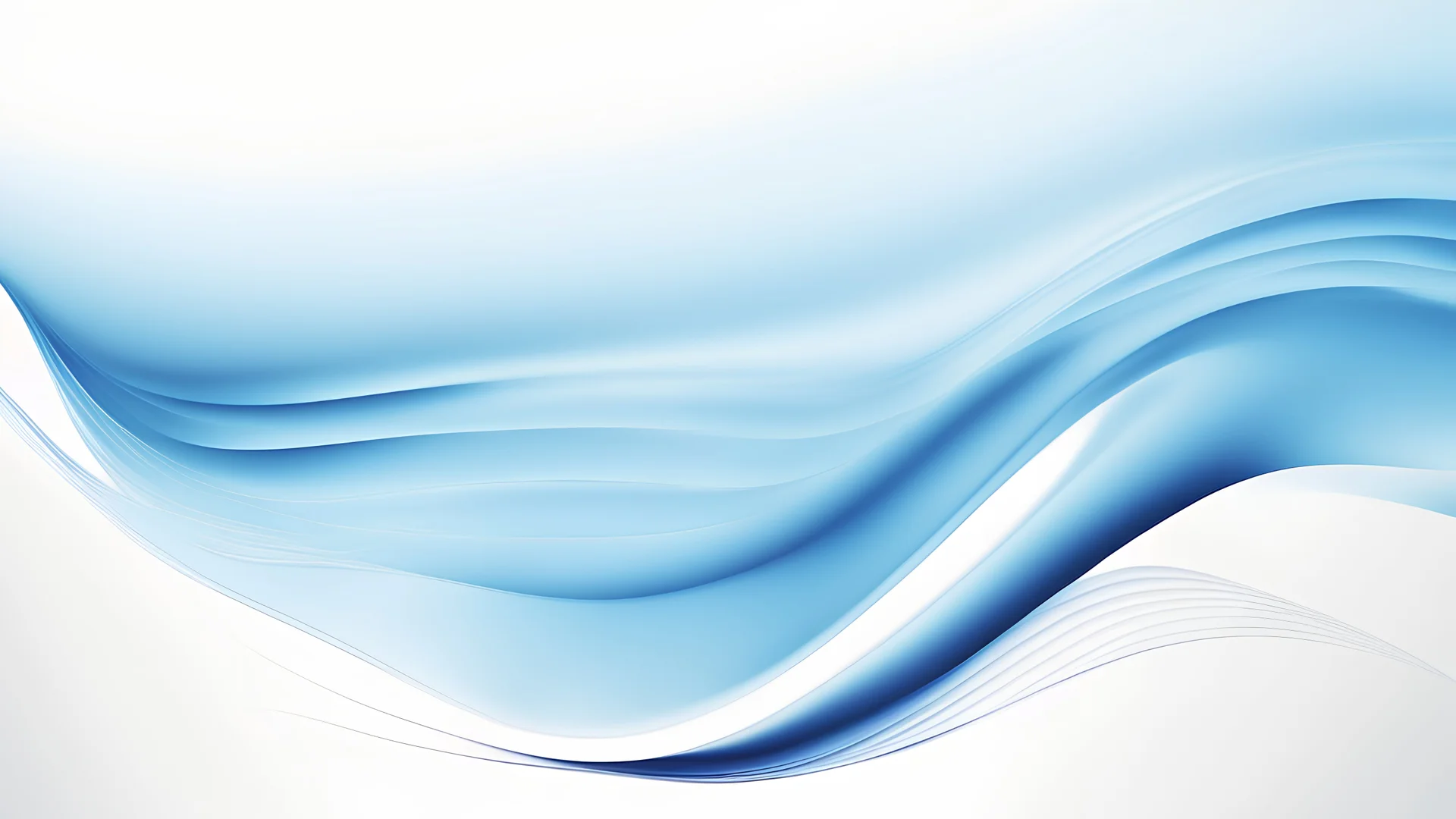 Soft blue gradient swoosh background smooth grainy abstract wave wallpaper space