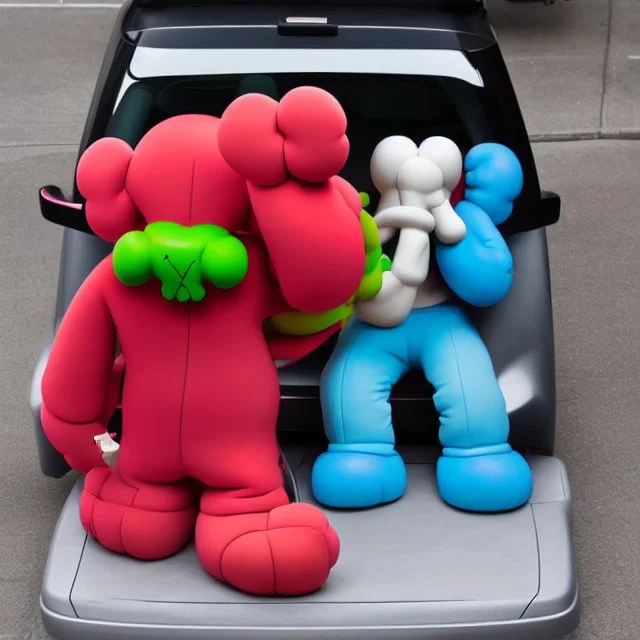 car crush by kaws