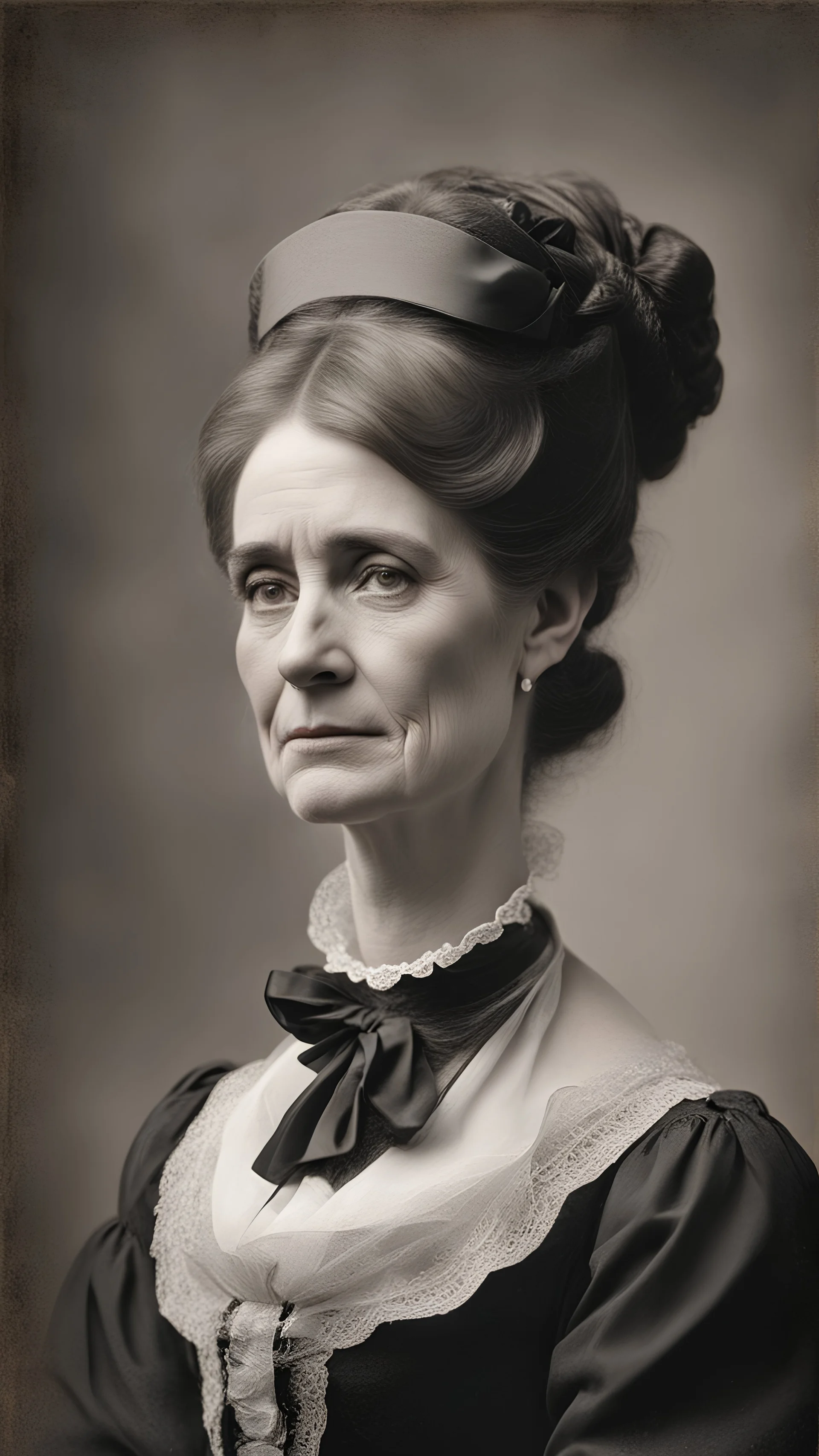 Conclude with the lasting impact on President Lincoln's wife, portraying her struggle with PTSD and institutionalization