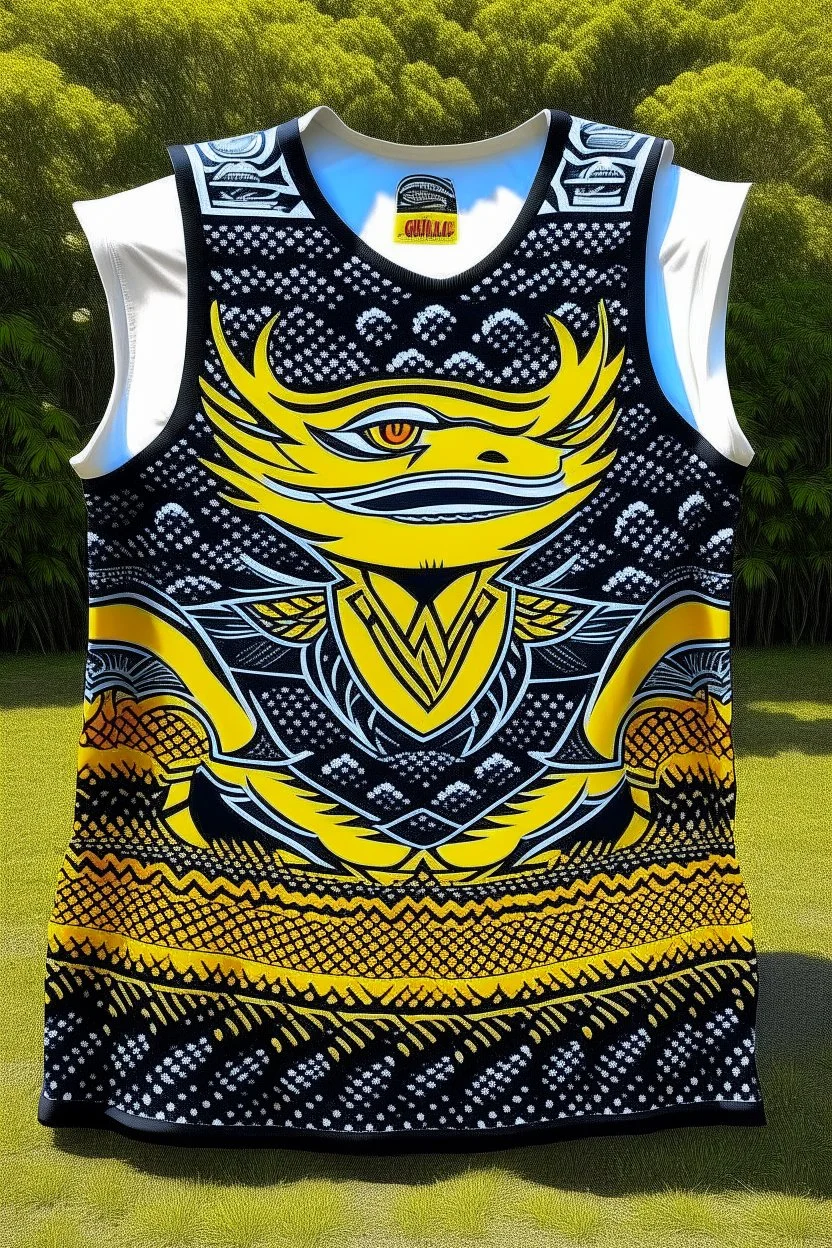 west coast eagles aboriginal dot painting guernsey