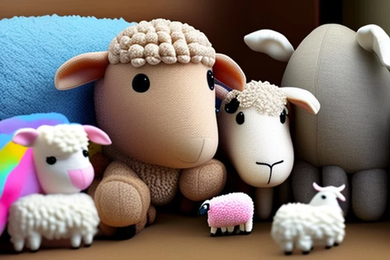 Plushie, the gentle and caring sheep, observed that sometimes toys felt a little left out. Organizing a "Kindness Day," Plushie encouraged each toy to perform small acts of kindness. They shared toys, exchanged stories, and created a stronger bond, discovering that kindness could be as contagious as laughter.