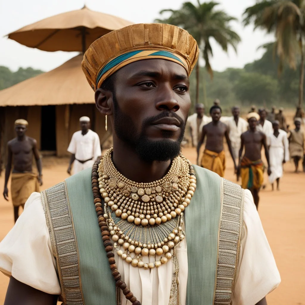 A tale of a fictional slave trader venturing into the West African kingdom of Dahomey. The film is based on Bruce Chatwin's novel "The Viceroy of Ouidah" and was shot on location in Ghana, Brazil, and Colombia. A captivating story with a setting as rich and vibrant as the characters within. Truly a cinematic journey worth experiencing with style.