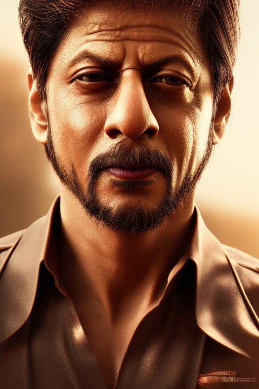 Indian actor Shahrukh khan, by Mahmoud Sai, Cartographic, Circuitry, Golden Hour, Closeup-View, 16k, Lumen Global Illumination, Diffraction Grading, hyper details