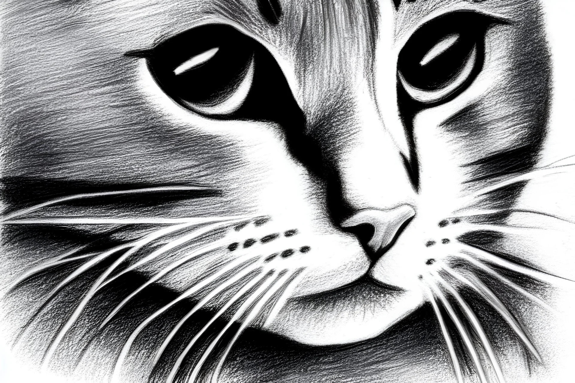 cat art drawing full