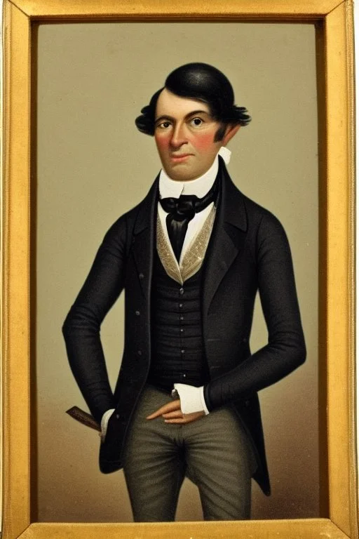 Extremely rich tyoung liberal guy portrait 1800s