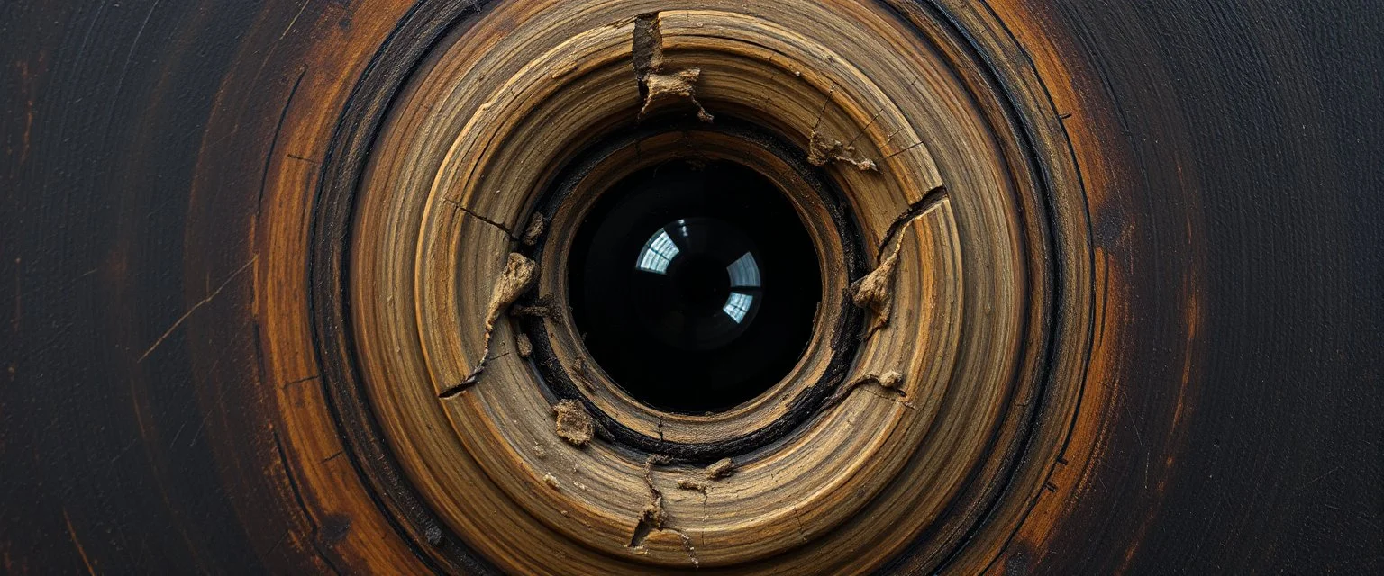 pin hole cam, master oil painting by Rembrandt, Kjedelig Parti