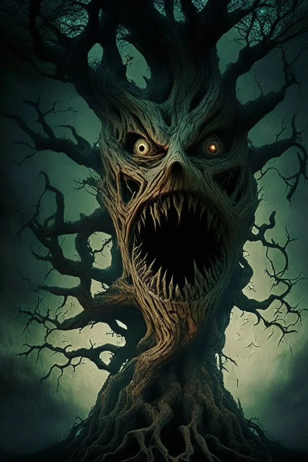 cursed horror tree