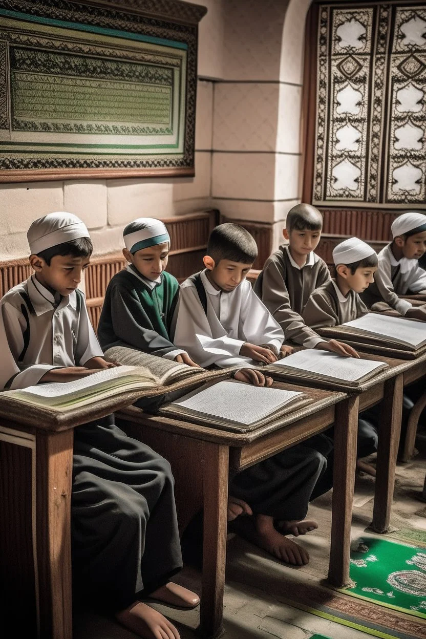 تعليم القرآن داخل مدرسة