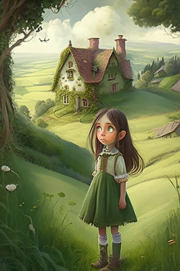 Once upon a time, in a small village nestled between rolling hills and lush green fields, there lived a curious teeneage girl named Lily. She was an imaginative child with an insatiable desire for adventure.