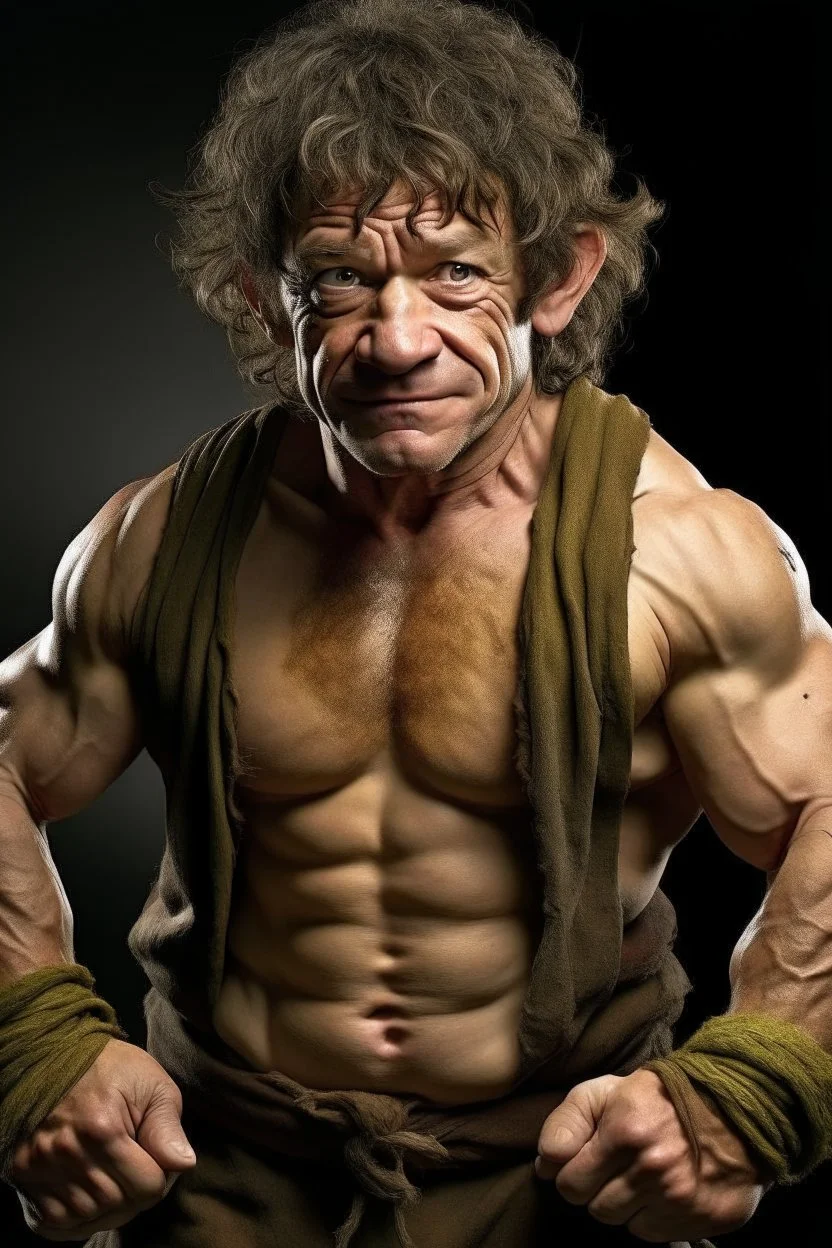 crazy muscular bilbo baggins