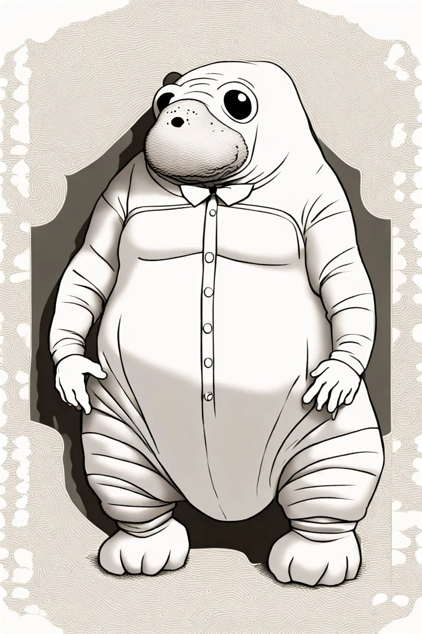 Tardigrade in a tuxedo