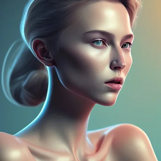 head and shoulders portrait of a women 8k resolution concept art portrait