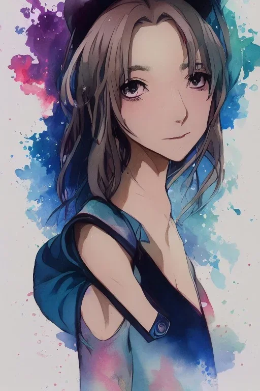 Jodie Comer watercolor Anime Character, detailed, vibrant, anime face, sharp focus, Character Design, WLOP, Artgerm, Kuvshinov , Unreal Engine, Studio Ghibli, Anime Key Visual, by Makoto Shinkai, Deep Color, Intricate, 8k resolution concept art, Natural Lighting, Beautiful Composition