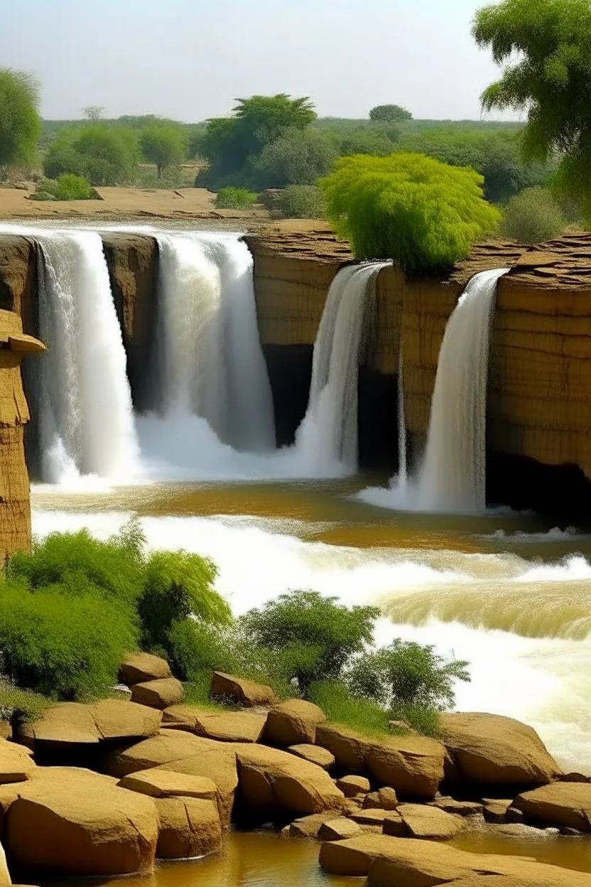 sudan waterfalls