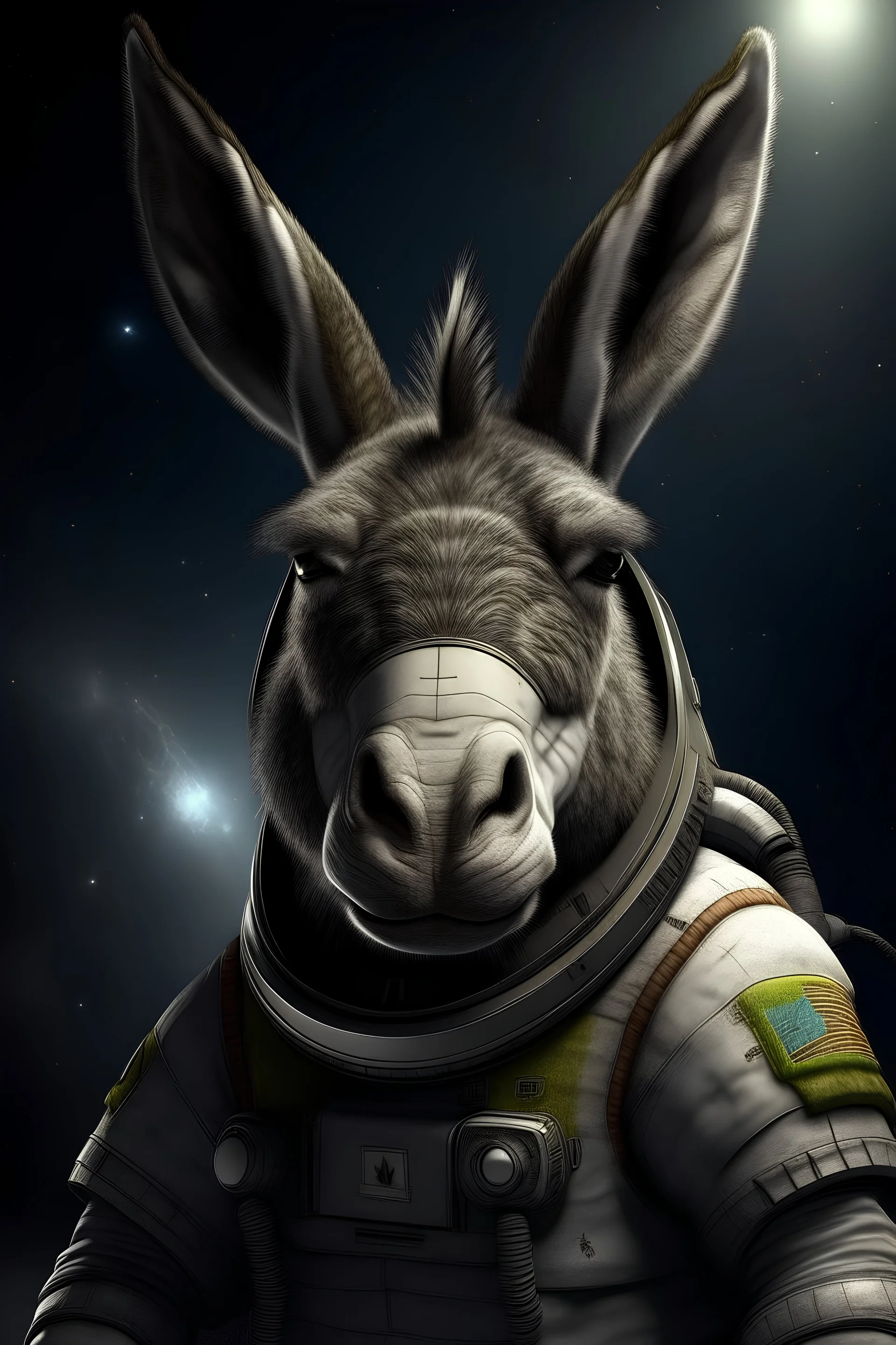 Donkey in space Large