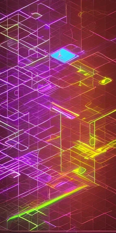 Neon grid