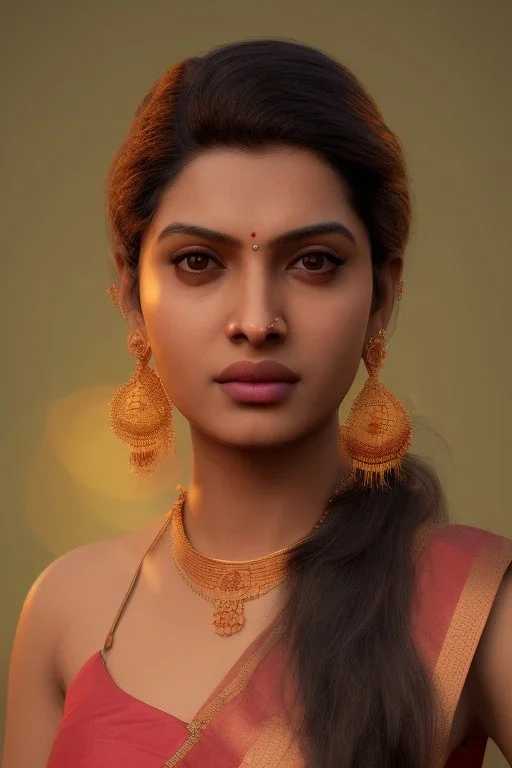 South Indian actress Samantha, by Mahmoud Sai, Cartographic, Circuitry, Golden Hour, Closeup-View, 16k, Lumen Global Illumination, Diffraction Grading