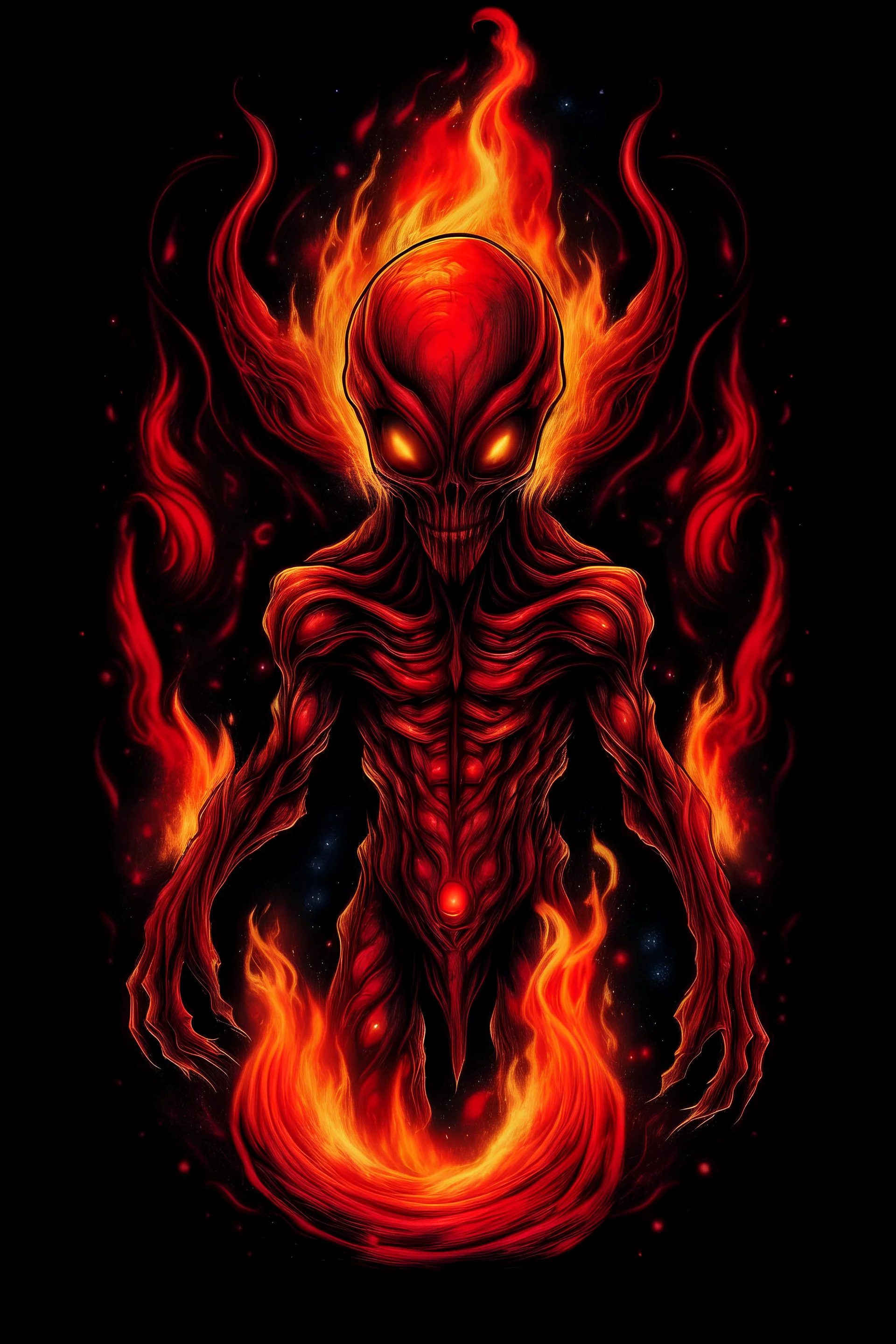 Satanic Alien Fire