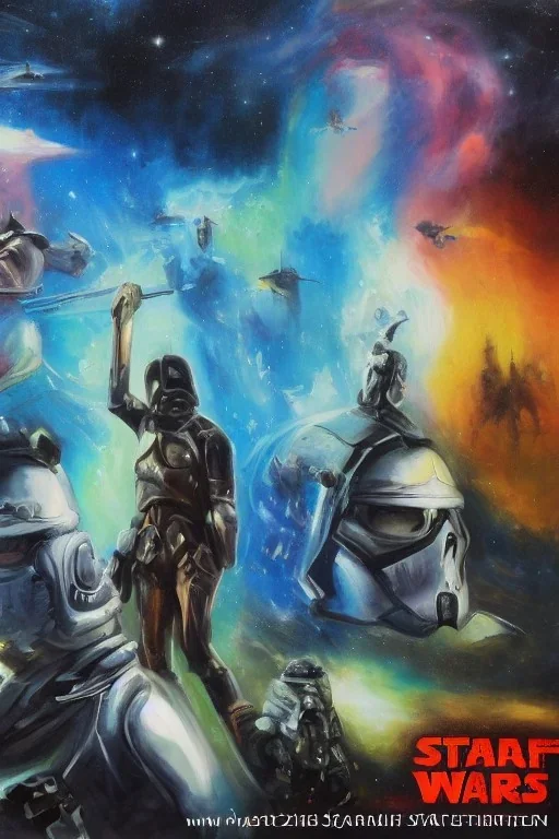 starwar's theme painting