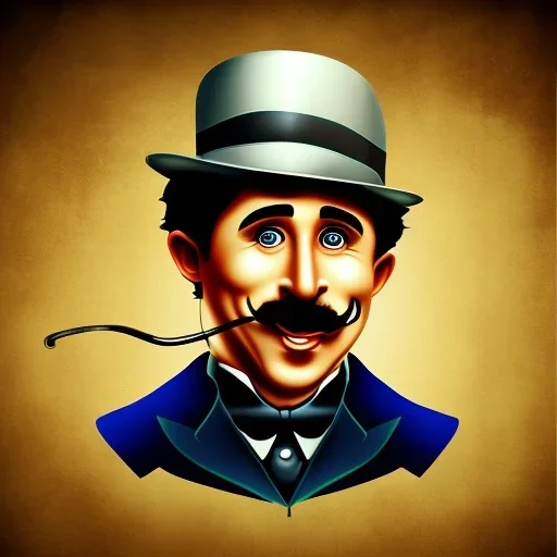 Caricatura Charlie Chaplin