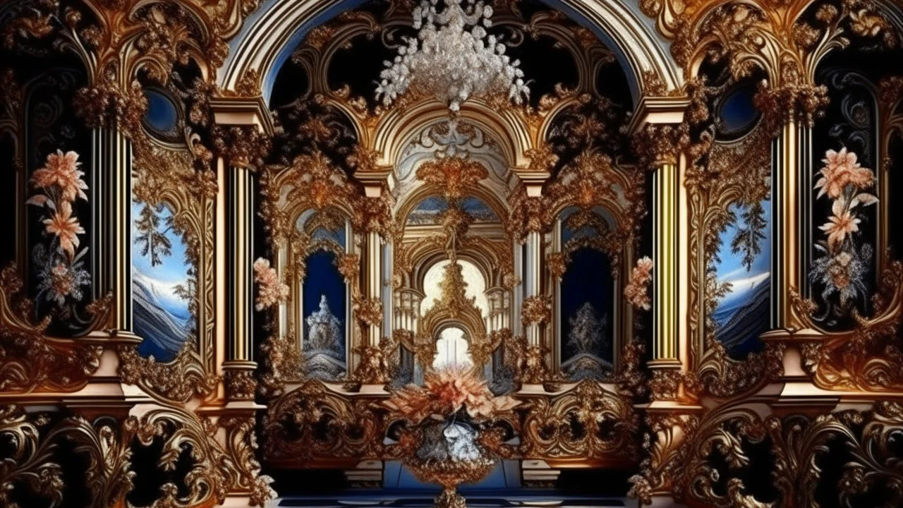 baroque art, relaxation, luxury, dream world, calm beauty, symmetry, fantasy world, magic, beautiful composition, exquisite detail