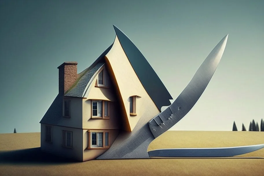 knife shaped house