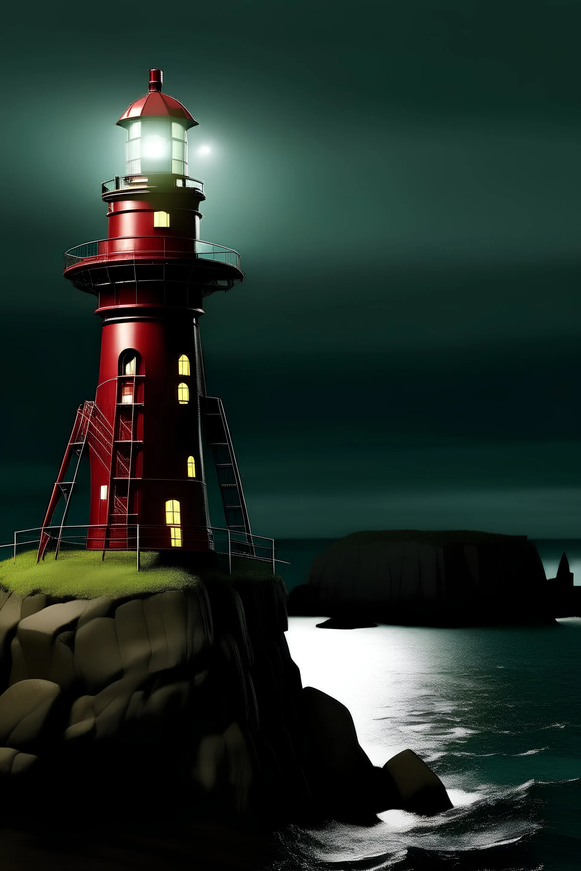 iron man as a lighthouse