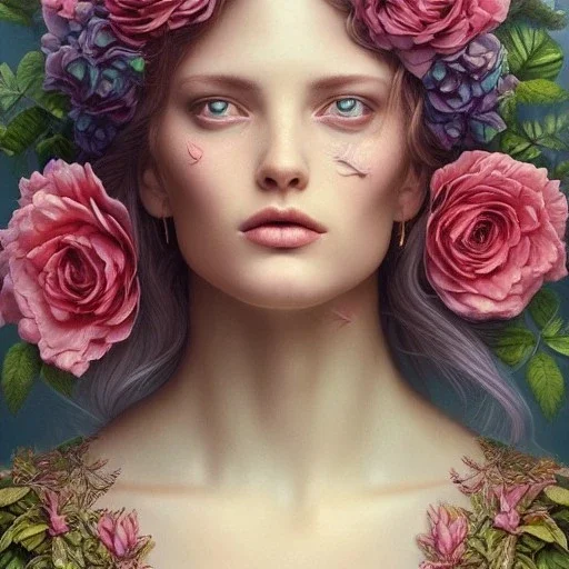 beautiful WoMan,insanely detailed and intricate, colourful, hyperrealism, delicate, high definition, detailed, complex, triadic vibrant colour, by Tom Bagshaw, Asher Brown Durand, Anna Dittmann, Dan Mumford, Magali Villeneuve, Christoper Lovell, trending on Artstation digital painting elegant fantasy 8k rose tones award winning crisp quality hdr