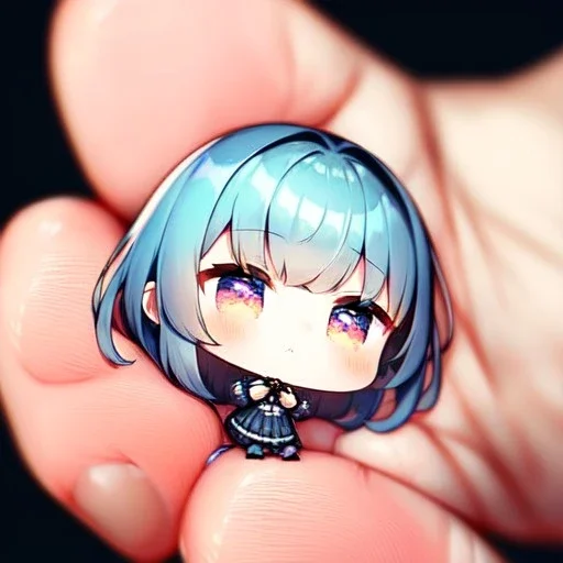 Clear focus,High resolution, A chibi drawing, Cute