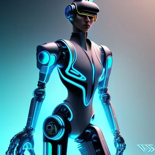 cyberpunk, robot, tron, anime, manga, masterpiece