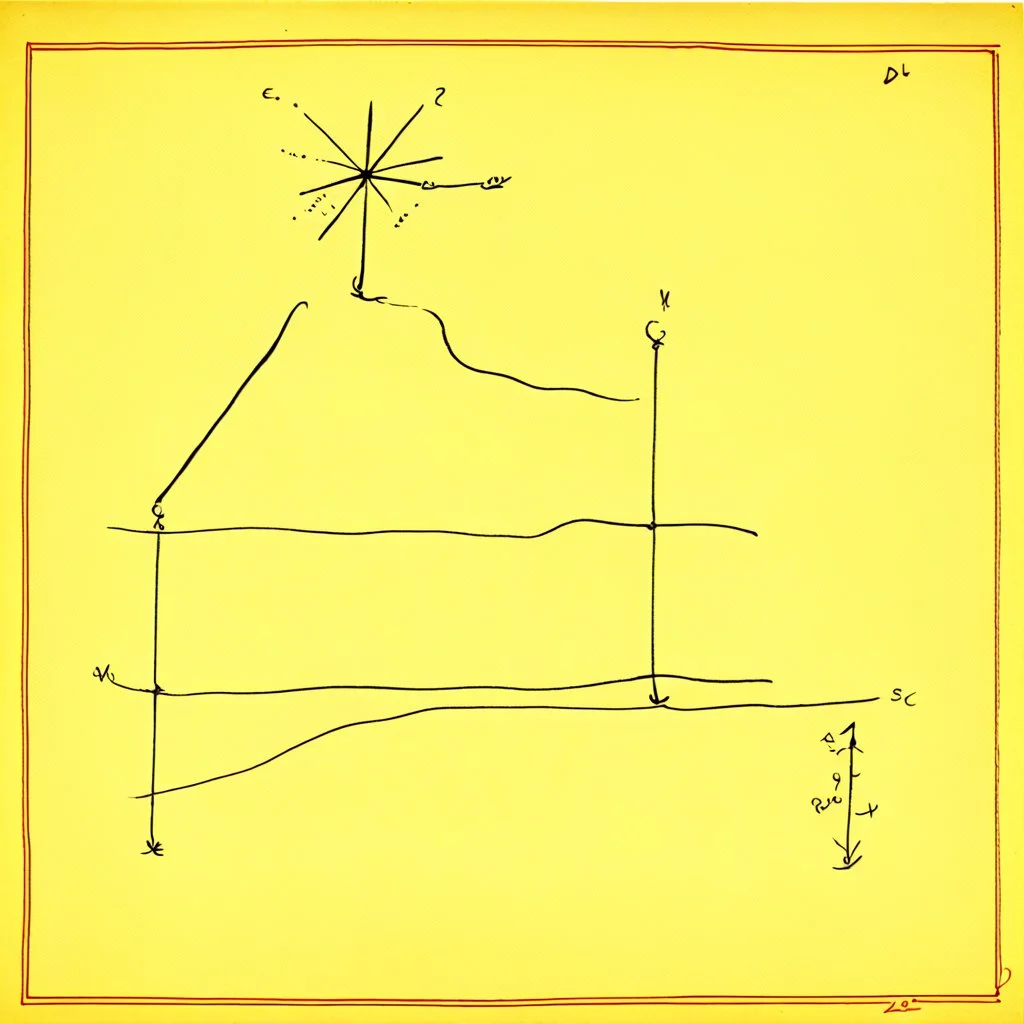 A weather chart drawn by Salvador Dali.