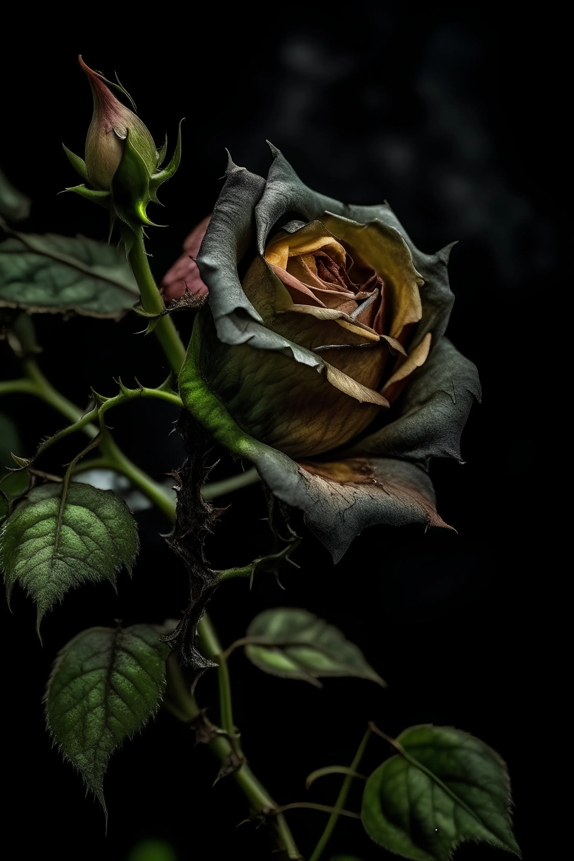 The Wilted and Thorny Rose