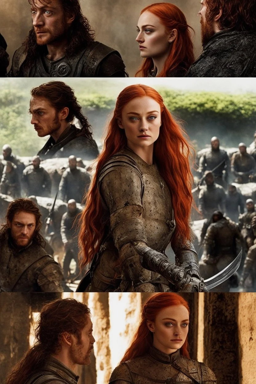 [Sophie Turner] Sophie backed against the wall, eyes darting for an escape. But there was none. The rebel loomed over her, a malicious glint in his eyes. "Let's start with your designation and squad details," he said smoothly. When she didn't respond, his voice hardened. "Talk, or else." She lifted her chin defiantly. "I will not betray the Empire." A nasty smile spread over his face. "So be it." He grabbed her arm in an iron grip and slammed her against the wall, pinning her there. His other ha