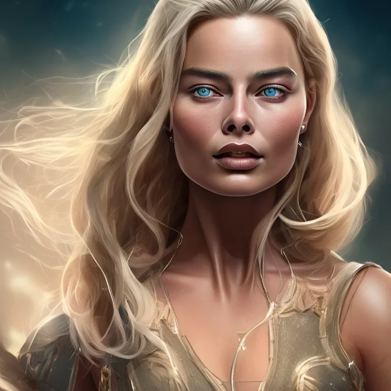 margot robbie, highly realistic,