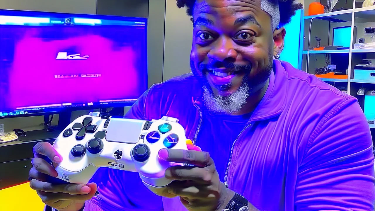 Tyrone takes playstation5 controller from fedex delivery