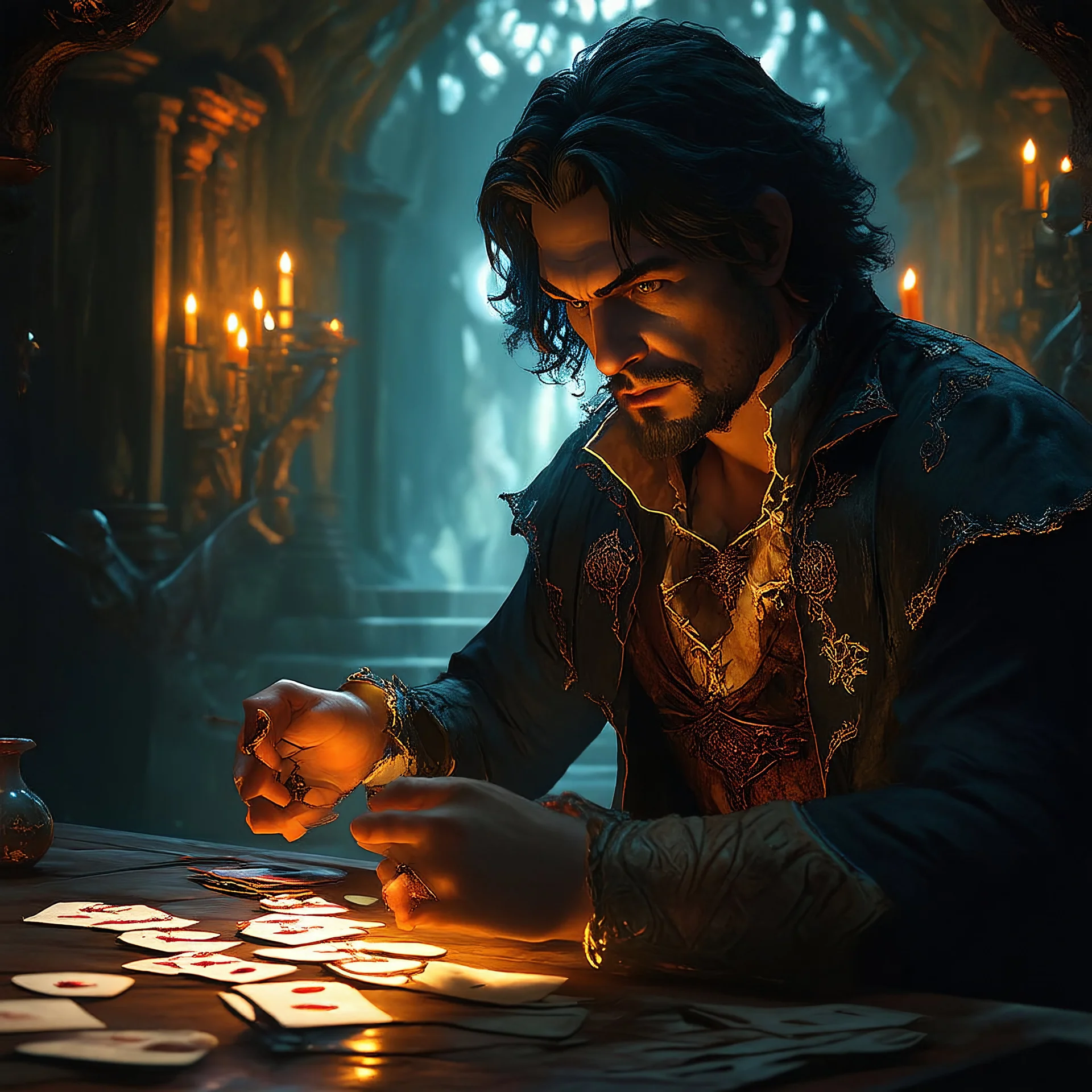fantasy, realistic, ultra graphics, ue5, portrait, bard