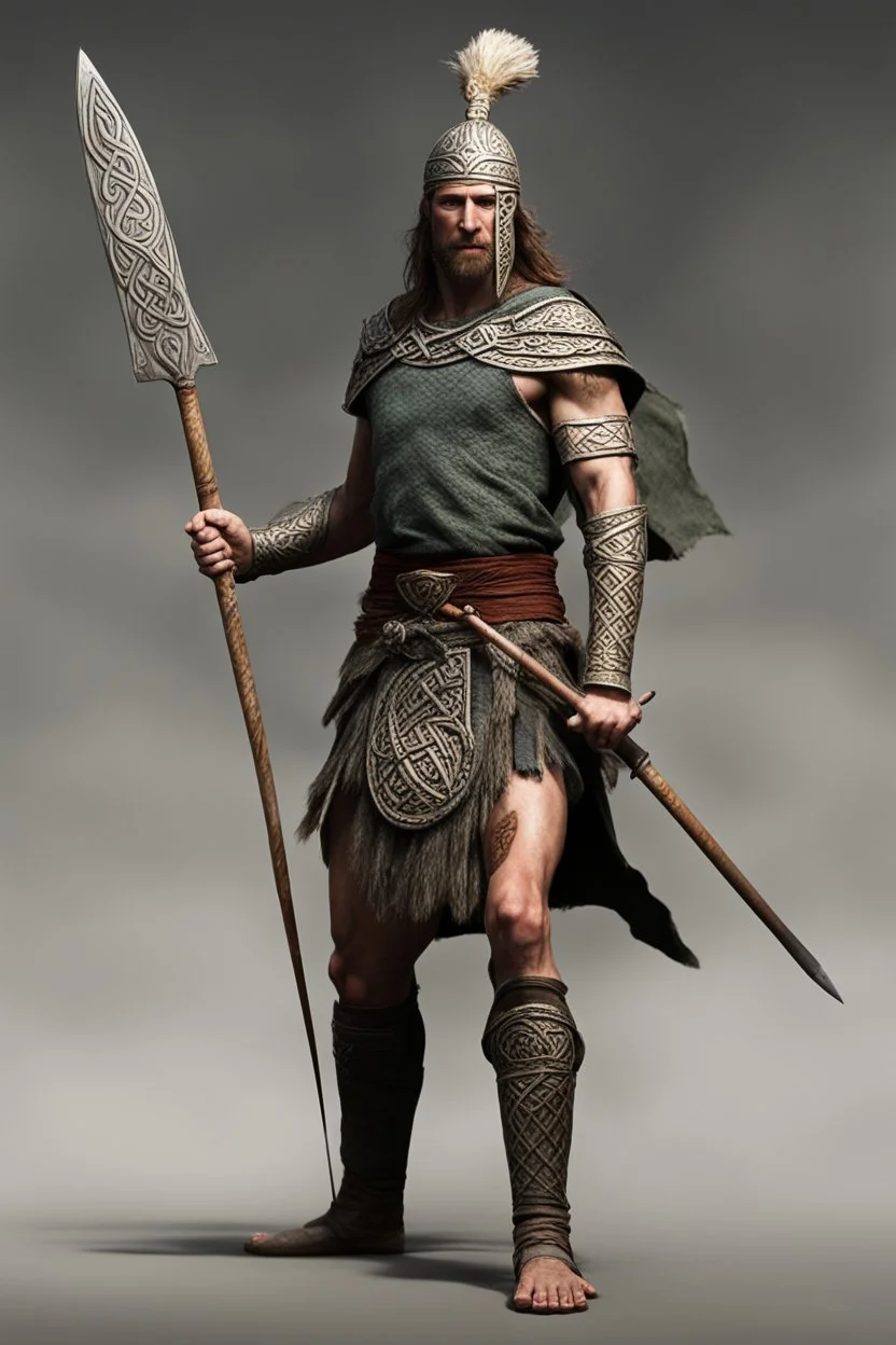 celtic spear warrior