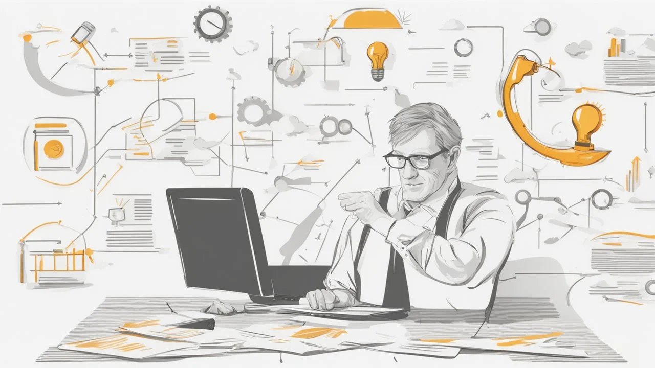 The article's image is a comprehensive guide providing strategies and tips for building a successful business and achieving success in the field of entrepreneurship. It includes information on planning, resource management, business development, sustainability, and how to deal with challenges and difficulties throughout the journey.