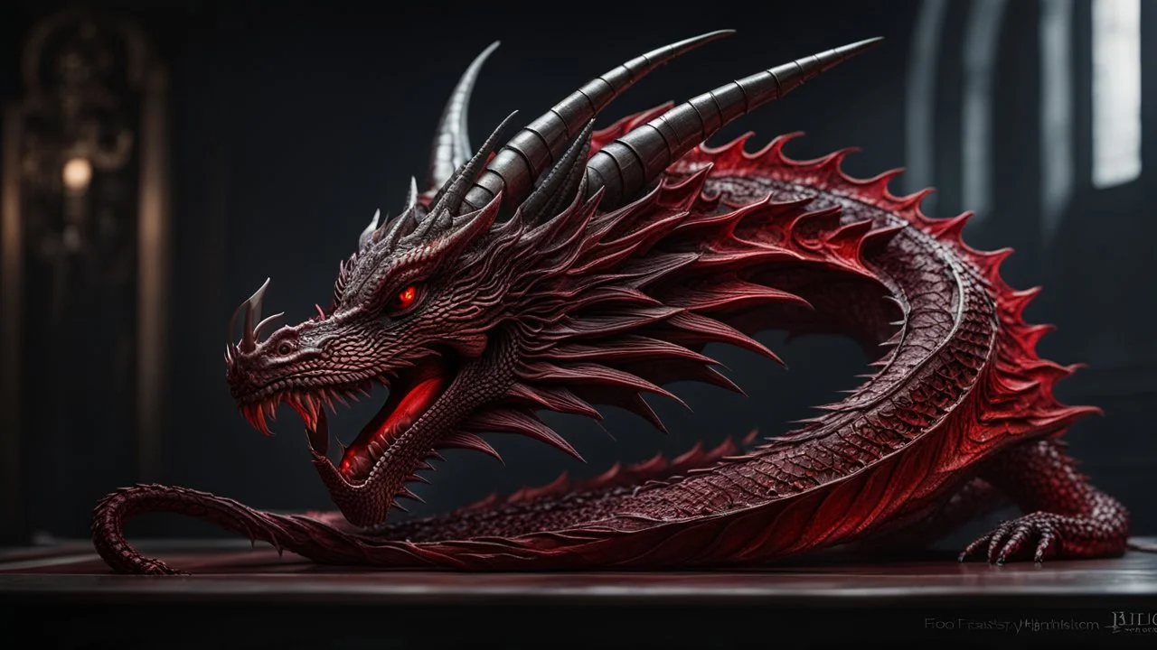 dragon. h. r. giger. red. fantasy concept art, exquisite realism, a masterpiece, dynamic lighting, hyperdetailed, intricately detailed, deep color, Unreal Engine, volumetric lighting , Epic cinematic brilliant stunning intricate meticulously detailed dramatic atmospheric maximal, CAMERA: Nikon Z7 | FOCAL LENGTH: 105mm | SHOT TYPE: Close-up | COMPOSITION: Centered | LIGHTING: Soft, directional