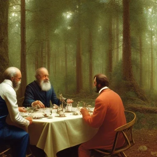 nietsche's zarathustra meating the old man in the woods