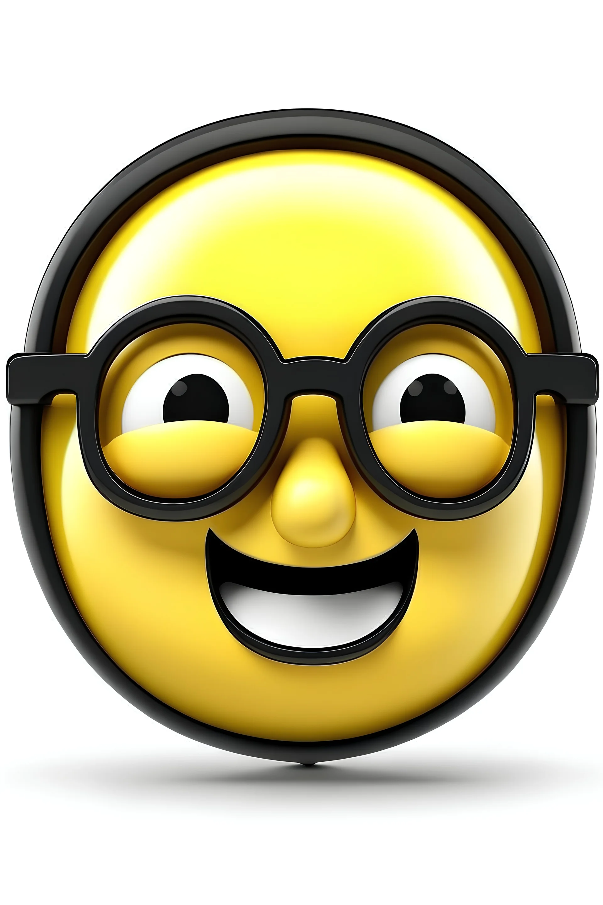 3d emoji with a bob hairstyle and glasses