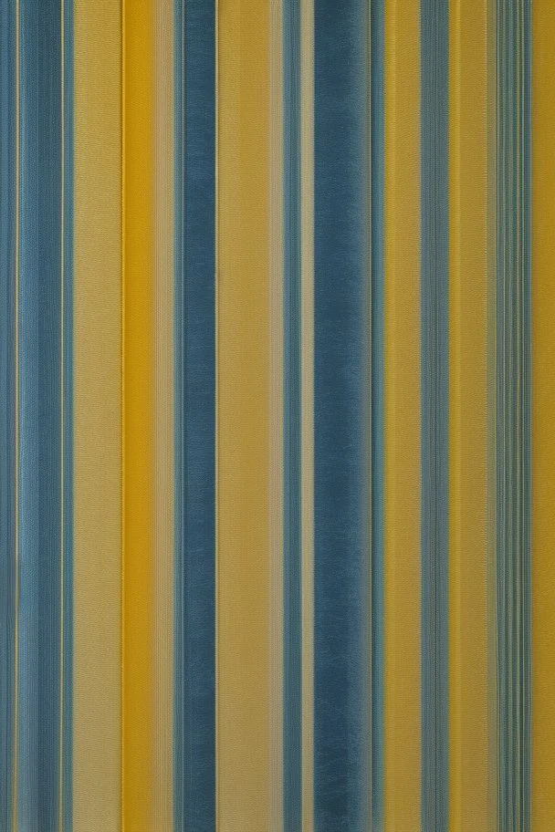 image woven from blue silk and yellow velvet strips